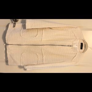 Zara Ivory Tweed Jacket